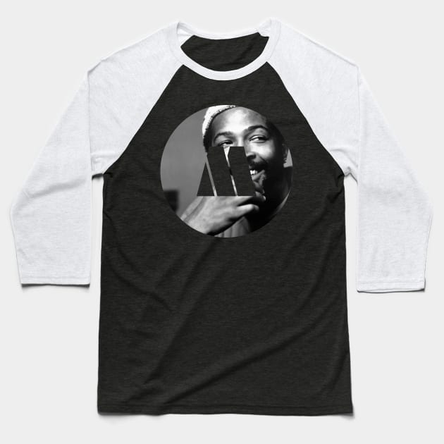 Motown - Marvin Gaye Baseball T-Shirt by TheSnowWatch